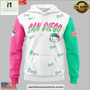 San Diego Padres Hello Kitty Night 2025 3D Hoodie Shirt