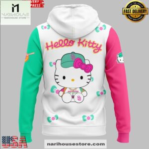 San Diego Padres Hello Kitty Night 2025 3D Hoodie Shirt 5 San Diego Padres Hello Kitty Night 2025 3D Hoodie Shirt