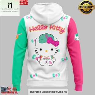 San Diego Padres Hello Kitty Night 2025 3D Hoodie Shirt