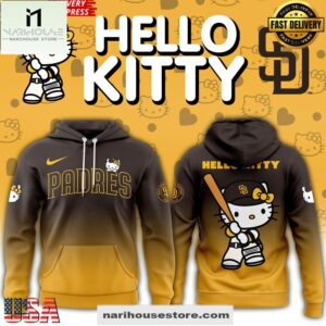 San Diego Padres x Hello Kitty Night 2025 All Over Print Unisex Hoodie