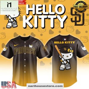 San Diego Padres x Hello Kitty Night 2025 Jersey Shirt