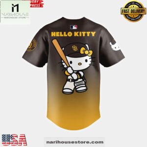 San Diego Padres x Hello Kitty Night 2025 Jersey Shirt