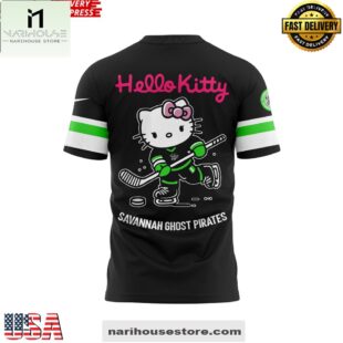 Savannah Ghost Pirates Hello Kitty 2025 Special 3D Shirt