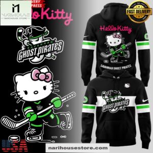 Savannah Ghost Pirates Hello Kitty 2025 Special All Over Print Unisex Hoodie