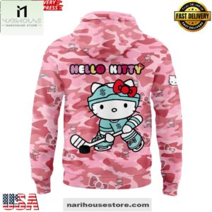 Seattle Kraken Hello Kitty Night Game 2025 All Over Print Unisex Hoodie