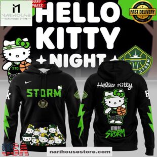 Seattle Storm x Hello Kitty Night 2025 3D Shirt