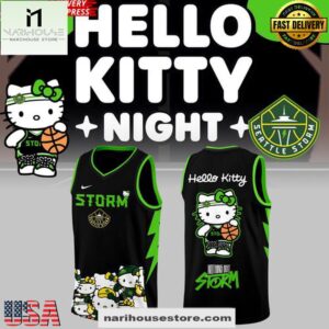 Seattle Storm x Hello Kitty Night 2025 Basketball Jersey