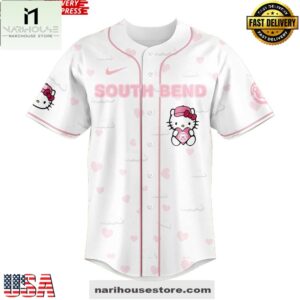 South Bend Cubs Hello Kitty Night 2025 Baseball Jersey Shirt