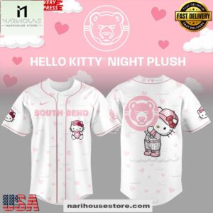 South Bend Cubs Hello Kitty Night 2025 Baseball Jersey Shirt