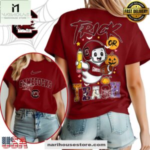 South Carolina Gamecocks NCAA Halloween Trick Or Teach T-Shirt