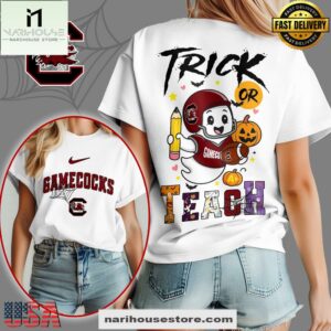South Carolina Gamecocks NCAA Halloween Trick Or Teach T-Shirt