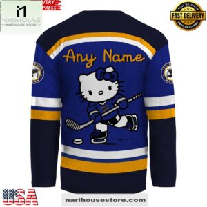 St. Louis Blues Hello Kitty Plush Custom Hockey Jersey