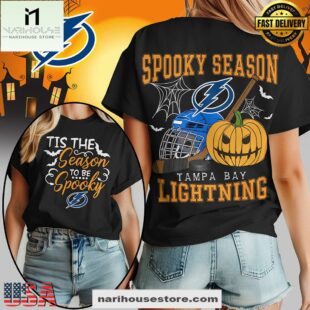 Tampa Bay Lightning NHL Spooky Season Halloween 3D Shirt