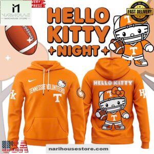 Tennessee Volunteers x Hello Kitty Night Special Edition All Over Print Hoodie Shirt