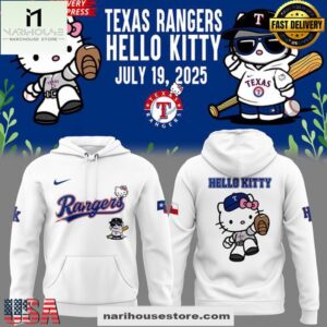 Texas Rangers x Hello Kitty Night 2025 3D Shirt