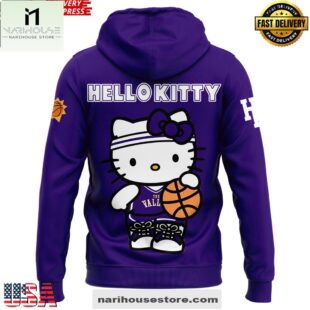 The Valley Phoenix Suns x Hello Kitty Night Purple All Over Print Unisex Hoodie