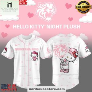 Tigres de Quintana Hello Kitty Night Plush 2025 3D Hoodie Shirt