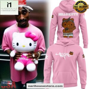 Tupac x Hello Kitty Special Edition All Over Print Hoodie Shirt