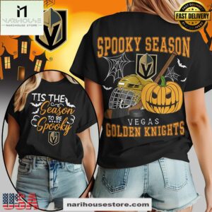 Vegas Golden Knights NHL Spooky Season Halloween 3D Shirt