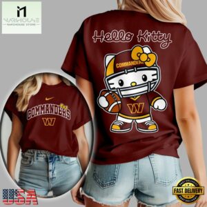 Washington Commanders NFL x Hello Kitty All Over Print Shirt
