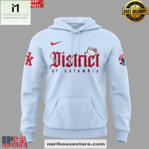 Washington Wizards Hello Kitty Night Limited Edition All Over Print Unisex Hoodie