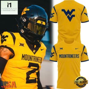 West Virginia Mountaineers Football Golden Hour Limited Edition T Shirt