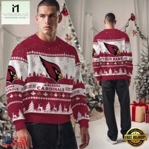 Arizona Cardinals NFL Snow Ugly Christmas Sweater