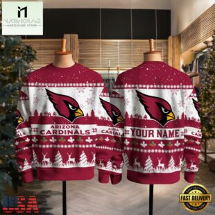 Arizona Cardinals NFL Snow Ugly Christmas Sweater