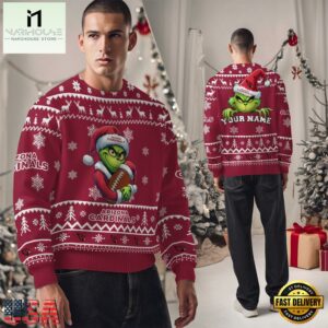 Arizona Cardinals NFL Team Color Grinch Ugly Christmas Sweater