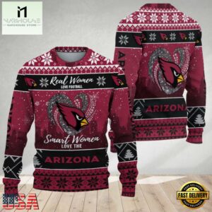 Arizona Cardinals Real Women Love Football Ugly Christmas Sweater