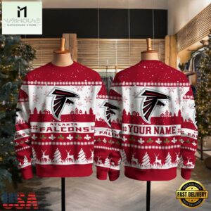 Atlanta Falcons NFL Snow Ugly Christmas Sweater