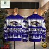 Baltimore Ravens NFL Snow Ugly Christmas Sweater