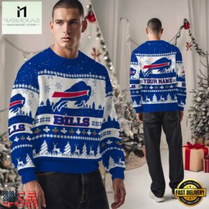 Buffalo Bills NFL Snow Ugly Christmas Sweater