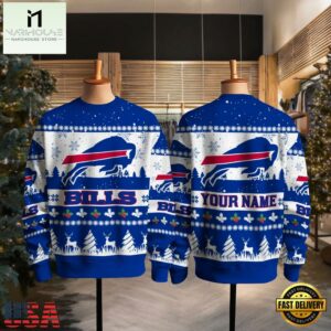 Buffalo Bills NFL Snow Ugly Christmas Sweater