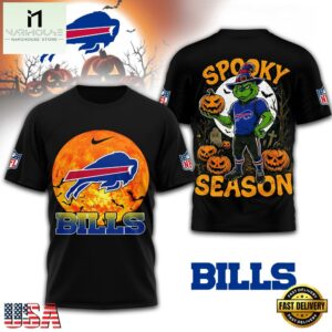 Buffalo Bills NFL Spooky Season Halloween 3D Shirt