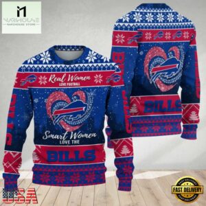 Buffalo Bills Real Women Love Football Ugly Christmas Sweater