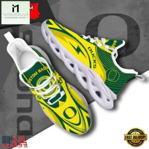 Custom Name Oregon Ducks NCAA Max Soul Shoes For Fans