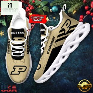 Custom Name Purdue Boilermakers NCAA Max Soul Shoes For Fans