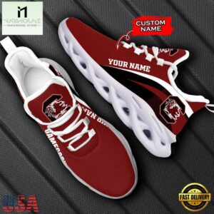 Custom Name South Carolina Gamecocks NCAA Sport Max Soul Shoes For Fans