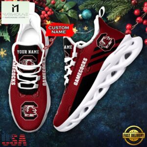 Custom Name South Carolina Gamecocks NCAA Sport Team Max Soul Shoes For Fans