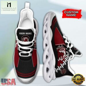Custom Name South Carolina Gamecocks NCAA Team Max Soul Shoes For Fans