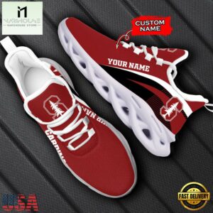 Custom Name Stanford Cardinal NCAA Max Soul Shoes For Fans