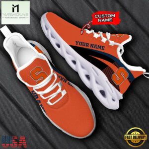 Custom Name Syracuse Orange NCAA Max Soul Shoes For Fans