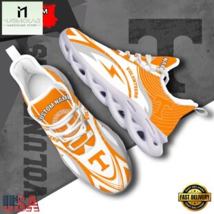 Custom Name Tennessee Volunteers NCAA Sport Max Soul Shoes For Fans