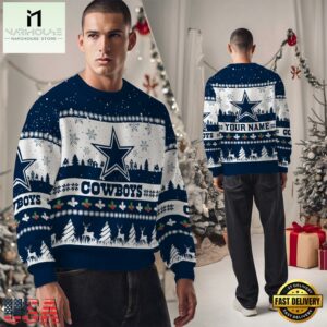 Dallas Cowboys NFL Snow Ugly Christmas Sweater