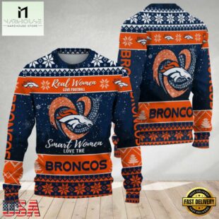 Denver Broncos Real Women Love Football Ugly Christmas Sweater