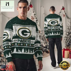 Green Bay Packers NFL Snow Ugly Christmas Sweater