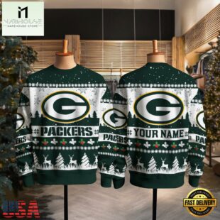 Green Bay Packers NFL Snow Ugly Christmas Sweater