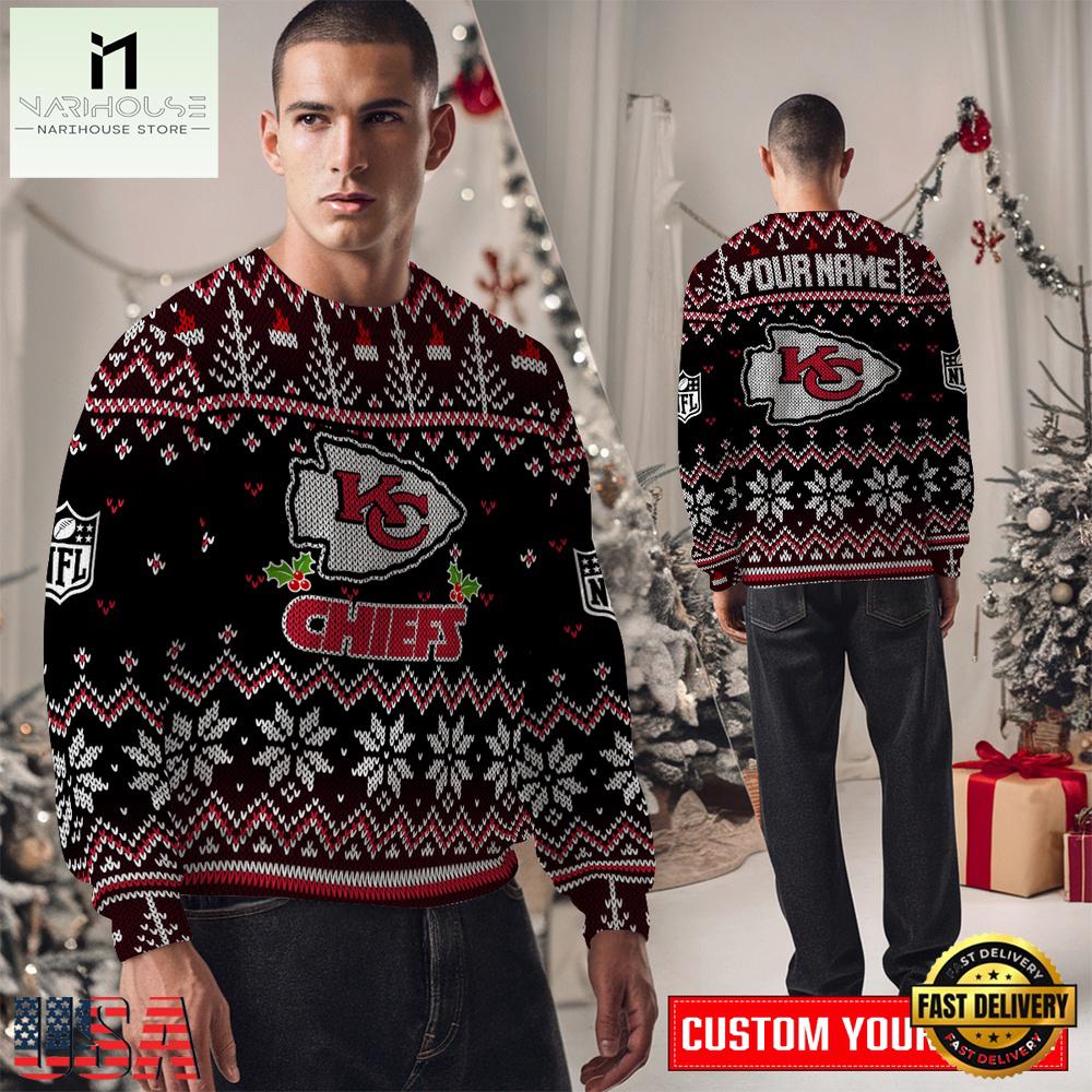 Kansas City Chiefs NFL New Design 2025 Men's Ugly Xmas Sweater Kansas City Chiefs NFL New Design 2025 Men's Ugly Xmas Sweater