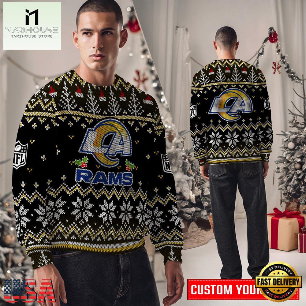 Los Angeles Rams NFL New Design 2025 Men's Ugly Xmas Sweater Los Angeles Rams NFL New Design 2025 Men's Ugly Xmas Sweater